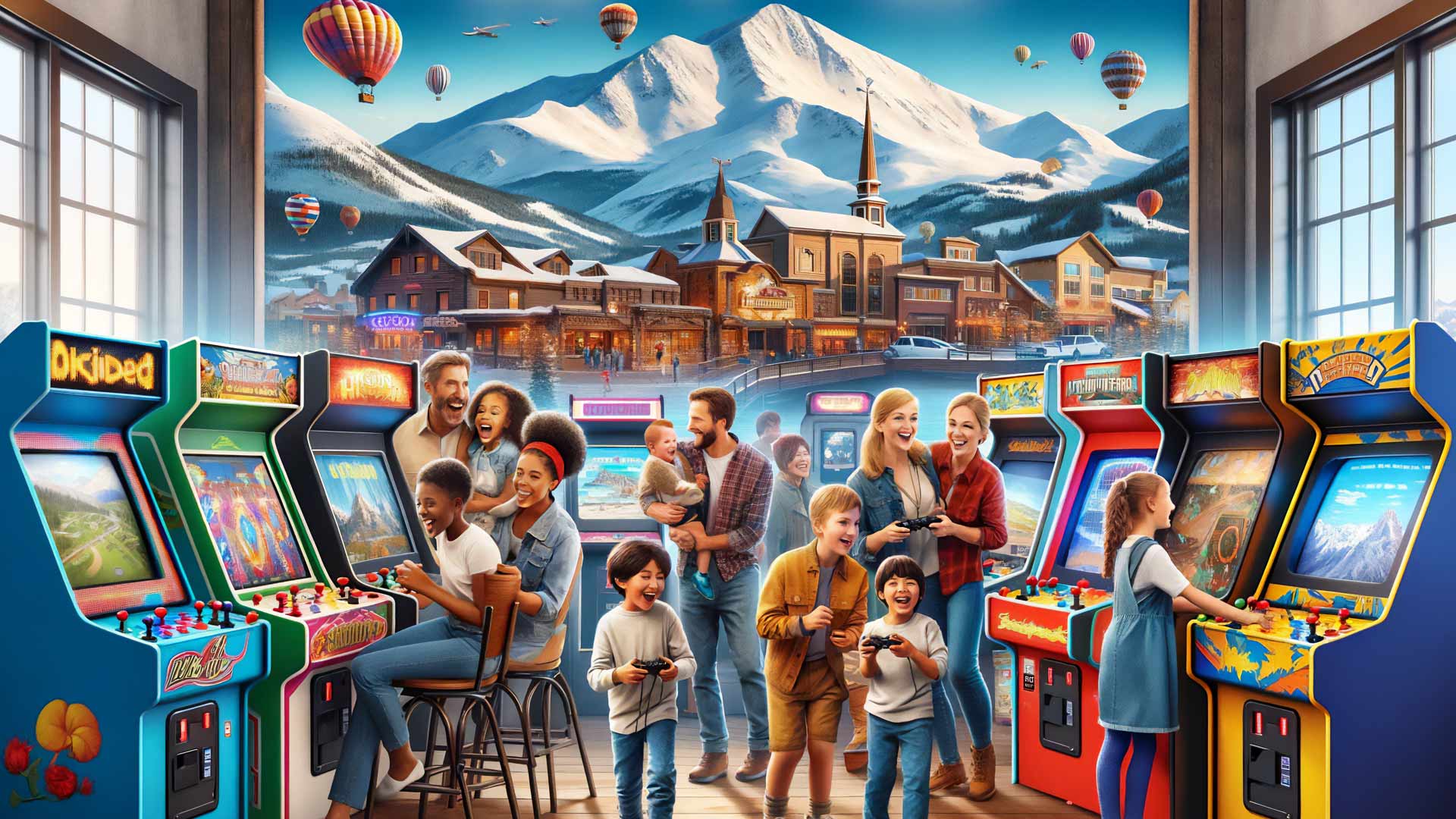 take your family out for an arcade fun in breckenridge