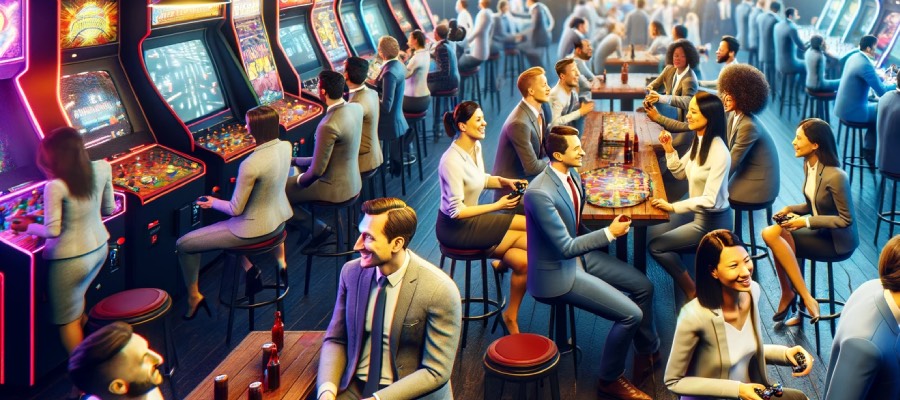 corporate events arcade