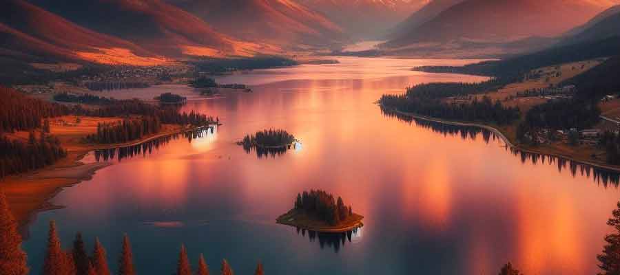 lake dillon in colorado summit