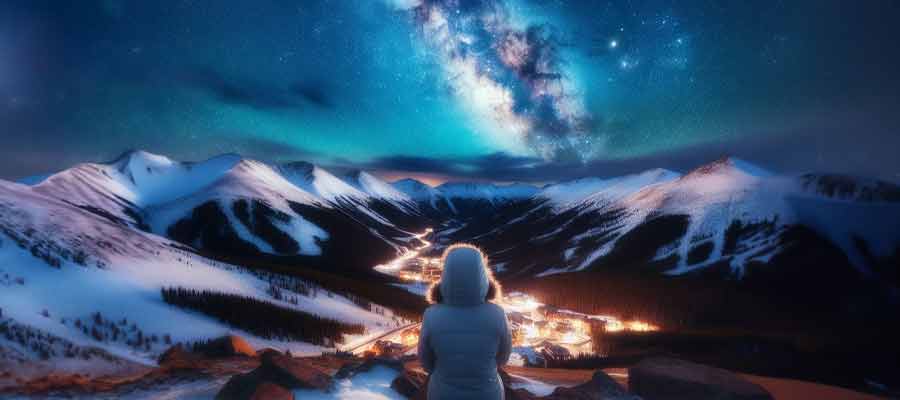 watch the milky way from breckenridge