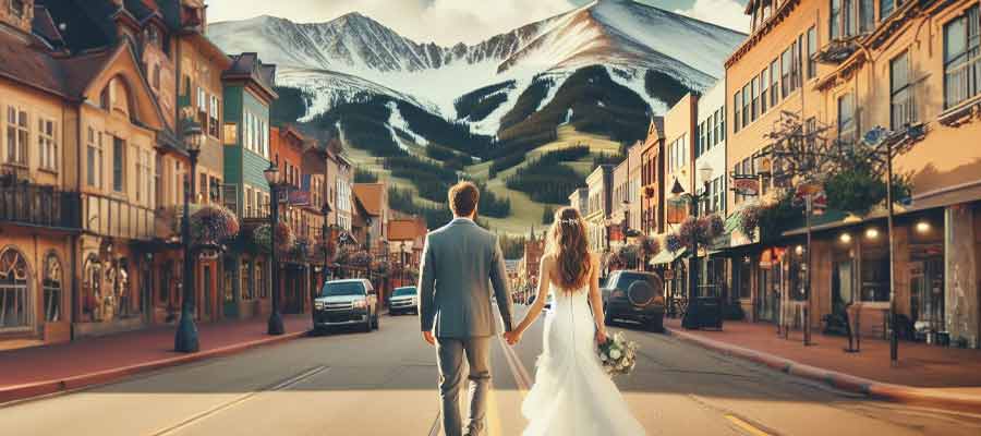 just married in breckenridge